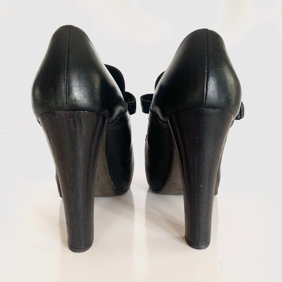 Henry Beguelin Black Mary Jane Heels - Picture 6 of 9